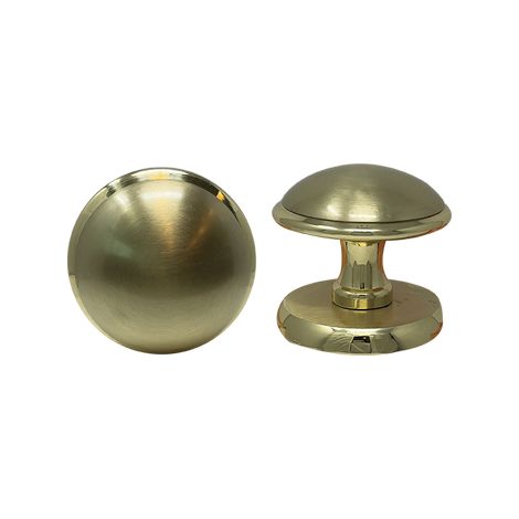 POMOLO X PORTONE GIADA OTTONE ORO SATINATO D.MM 70 BASE D.MM 70