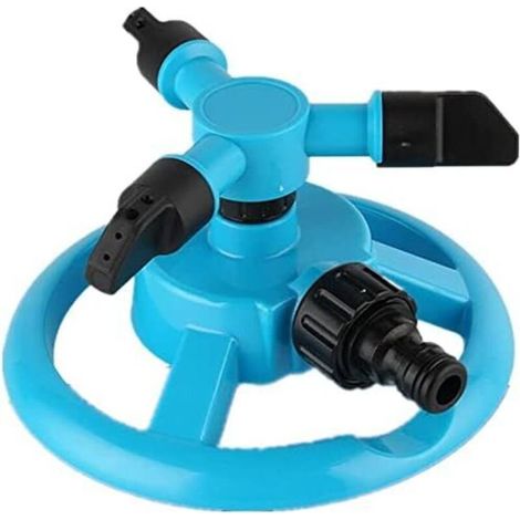 Arroseur de Jardin,Arroseur Automatique de pelouse de Jardin à 360 ° ,Arroseur de pelouse,pour Parc, Jardin et Entretien de la pelouse (Bleu) (1/5)