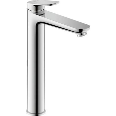 Mitigeur lavabo DUVARIT Wave XL sans vidage chromé brillant (1/5)