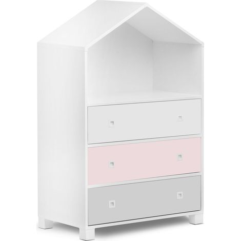 KONSIMO MIRUM Kinderkommode, Weiß (1/5)