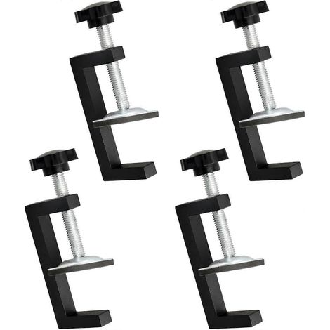 Lot de 4 serre-joints réglables, serre-joints de bureau, kit de serre-joints pour fixation (1/5)