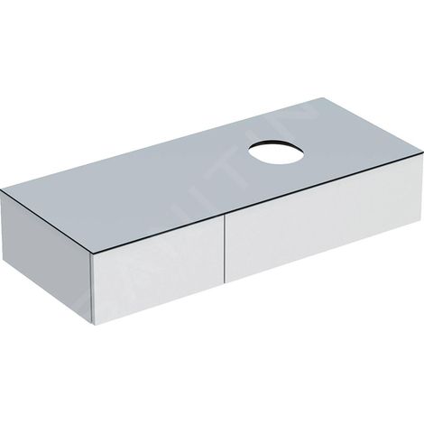 GE VariForm US pour AS-WT, avec 2 tiroirs, 120x23,5x51cm, blanc mat laqué (1/2)