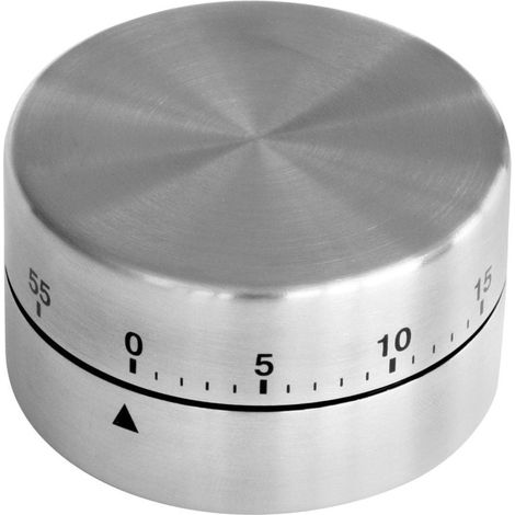 FACKELMANN 41936 MINUTEUR MECANIQUE INOX MAGNETIQUE (1/5)