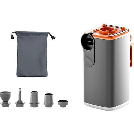 Mini pompe à air portable rechargeable par USB pour bouées de piscine, matelas pneumatiques et sacs de rangement sous vide. Gonflage rapide, idéal pour les voyages. (1/5)