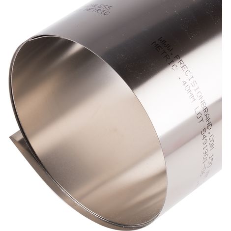 Cale en acier, 1.25m x 150mm x 0.4mm ( Prix pour 1 )