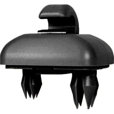 Support crochet pour pare-soleil noir – Compatible Audi A1/A3/A4/A5/Q3/Q5 – ABS résistant – Installation rapide et sans outil (1/4)