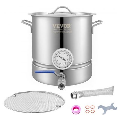 Cuve de Brassage 19 L en Acier Inoxydable Cuve Fermentation (1/5)