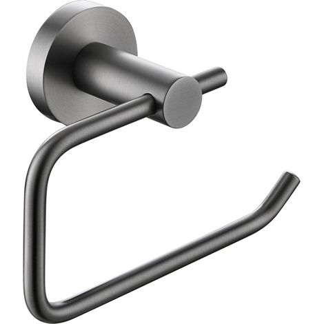 Bristan Round Toilet Roll Holder Gun Metal Grey (1/2)