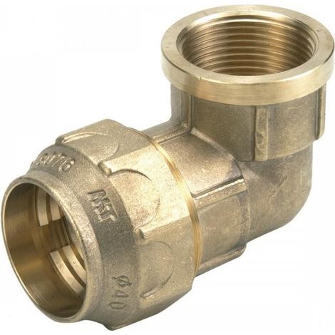 Codo Rosca Hembra Latón 20mm - 1/2"
