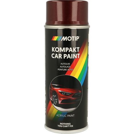 PEINTURE ACRYLIQUE KOMPAKT 51470 ROUGE METALLISE 400ML MOTIP
