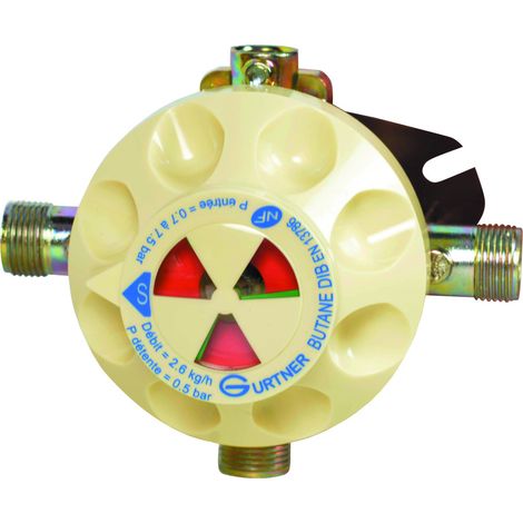 Válvula inversora de butano Macho - Macho 20x150 2,6kg/h 500mbars