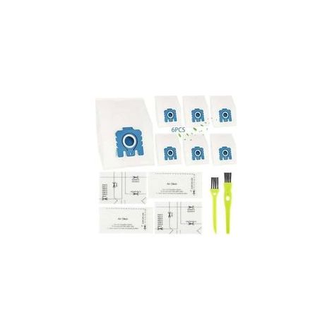 Pack de de 6 sacs pour aspirateurs Miele Hoover Bags Classic C1, XU, Complete C2 C3, S227 S240, S270, S400, S400i, S600, S2, S5, S8 (6 lot - (1/4)