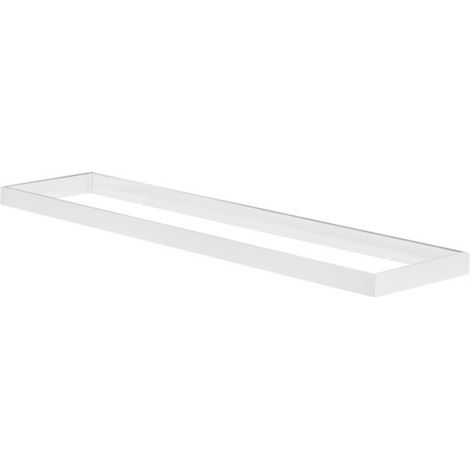 Marco de fijación rectangular para lámpara LED 1200mmx300mm Blanco (1/2)