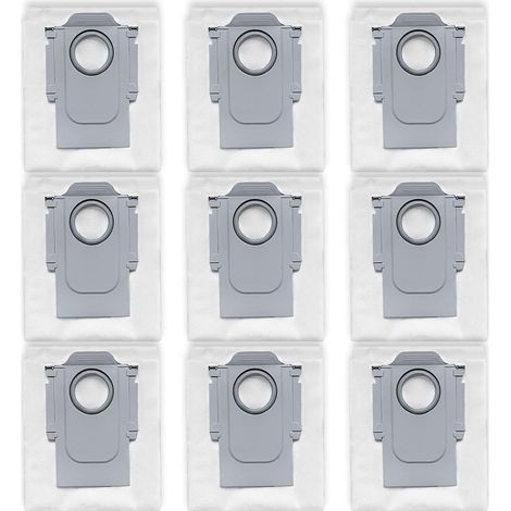 9 bolsas para polvo compatibles con accesorios Roborock Q Revo/Qrevo Pro/Qrevo MaxV/Qrevo S/Qrevo Slim/Qrevo Master/Qrevo Plus/Qrevo Curv/Qrevo Edge/S8 MaxV Ultra