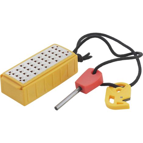 SINCE 1886 50562 Tinder Maker avec Outil d'extérieur Allume-feu, Jaune (1/5)