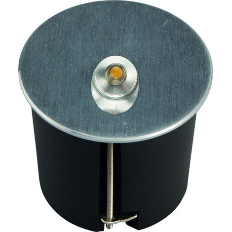 Encastré SET'IN 5 rond fixe inox brossé 4000K 2W IP65 - EUROPOLE - 37151 (1/3)