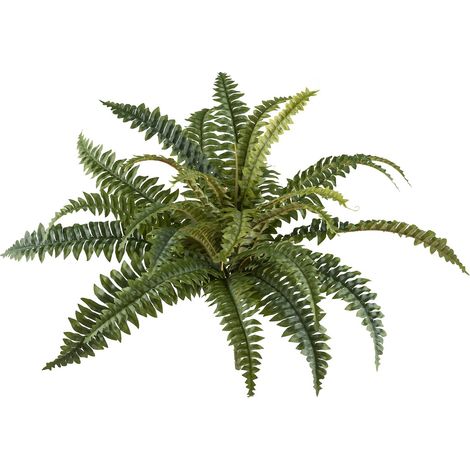 GASPER Schwertfarn Boston-Nephrolepis Grün Ø 60 cm - Kunstpflanzen