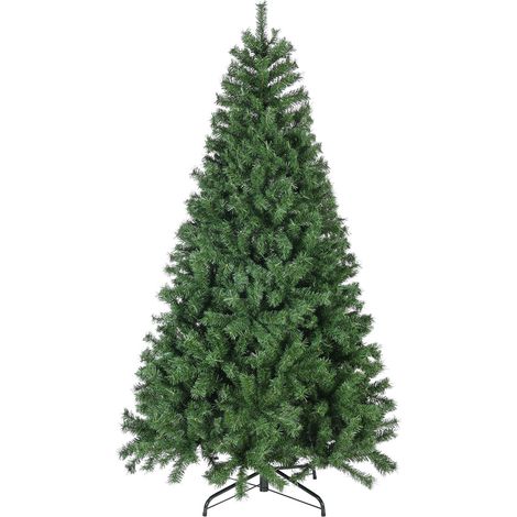 Rebecca Mobili Árbol de Navidad Artificial Verde Realista 240 cm Super Grueso 1300 Ramas (1/5)