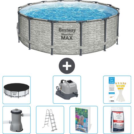 Bestway Steel Pro MAX Rund - 427x122 cm - 8-teilig S649
