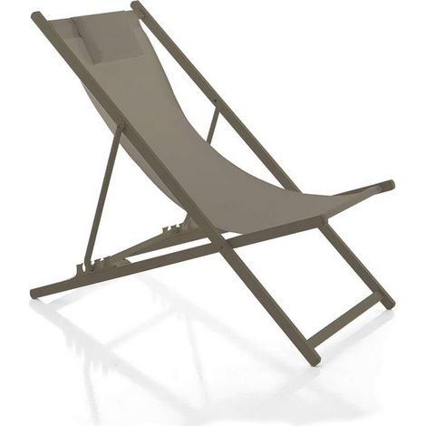 SDRAIO INFINITY ALLUMINIO TORTORA TEXTILENE CON CUSCINO PORTATA MAX 100KG (1/6)