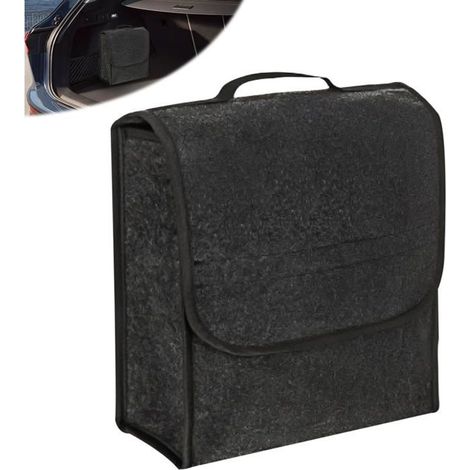 Sac À Outils De Rangement Pour Coffre De Voiture : 30X17X29Cm,Organiseur De Coffre En Feutre Avec Poignée De Transport,Boîte[BI29] (1/5)