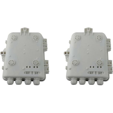 2x Nap Box, boîtier de répartition fibre optique PLC pour extérieur et intérieur, boîtier de distribution FTTH 12 conducteurs (1/5)