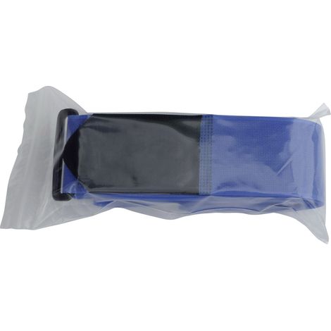 TRU COMPONENTS 922-0426-Bag Klett-Kofferband mit Gurt Haft- und Flauschteil Blau 1 St. (1/4)