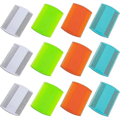 Lot de 12 peignes en plastique pour animaux de compagnie, anti-puces et anti-poux, pour chiens et chats, double face, dents fines, 4 couleurs, G922-143 (1/4)