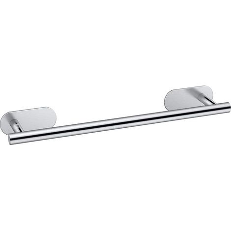 Bathroom Towel Rack 40cm Self-Adhesive Wall Mounted Stainless Steel Towel Holder Waterproof Bathroom Towel Bar No Drilling for Bedroom and Kitchen (1/5)