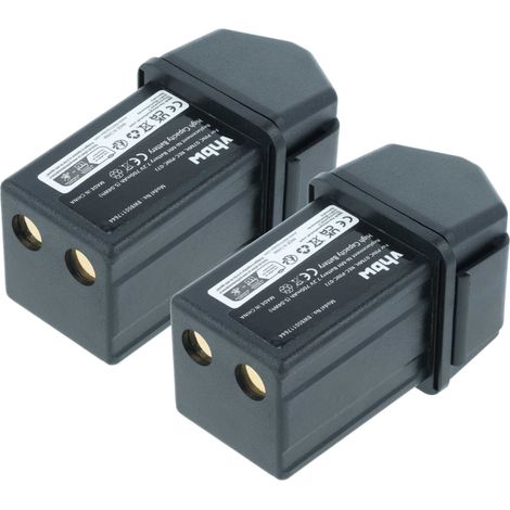 vhbw 2x Akku Ersatz für Elca REC-PINC-07J, PINC 07MH, PINC-07MH für Fernbedienung Remote Control (700 mAh, 7,2 V, NiMH)