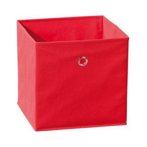 Boîte de rangement pliable - Winny - Rouge - Tissu - 31x31x31 cm - Mixte (1/4)