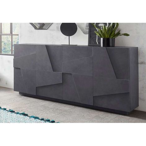 Mobile PING L 162.4 x H 86 x P 44.2 cm grigio ardesia