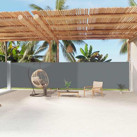 vidaXL Toldo lateral retráctil antracita 180x1200 cm (1/5)