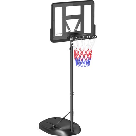 Panier de basket enfant, 216-277 cm, réglable, pour enfant, hauteur ajustable, jeu extérieur, activité enfant, format pratique