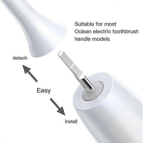 Lot de 10 têtes de brosse de rechange pour brosse à dents électrique, A-JXLGV (1/5)