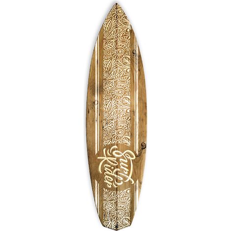 Planche de surf décorative 150 x 40 cm – Aluminium Dibond – Impression numérique haute qualité – Système d'accroche inclus – Hxadeco (1/4)