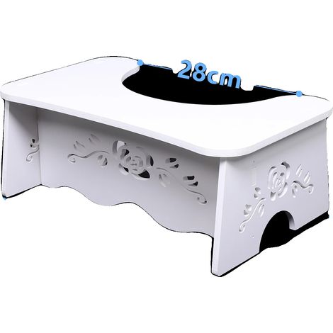 Toilette, Design Ergonomique, Construction Durable, BLANC (1/2)