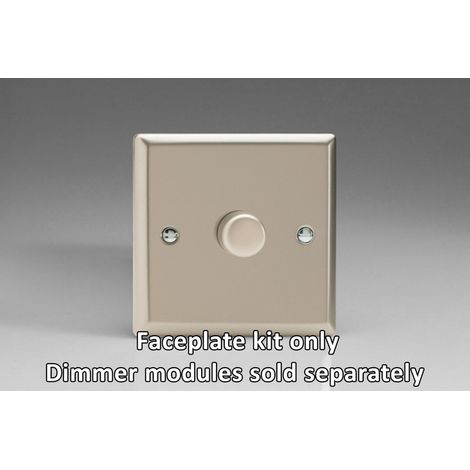 Varilight 1-Gang Matrix Kit For Rotary Dimmers Satin Finish