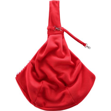 1 sac à dos pour animaux de compagnie, bandoulière réglable, mains libres, convient aux chats et chiens jusqu'à 6 kg (1/5)