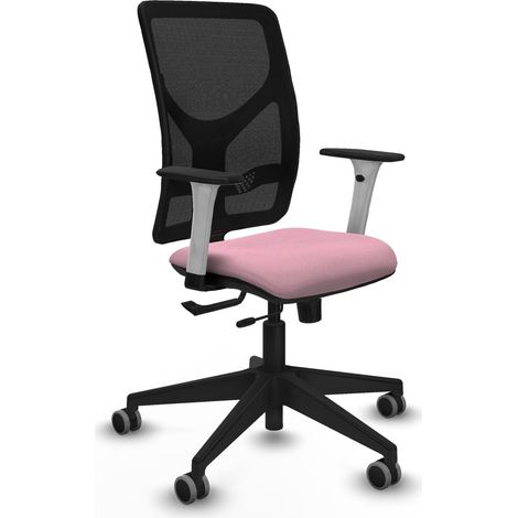 Chaise de bureau piqueras y crespo Motilla blanc support lombaire (1/2)