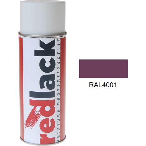 Sprühfarbe 400 ml – RAL 4001 - Seidenmatt - Lilarot - für verschiedene Oberflächen - Redlack