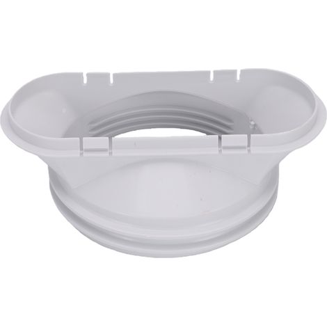 Adaptateur de tuyau d'échappement de climatiseur, connecteur de plaque d'étanchéité de fenêtre 150mm/130mm pour évent ovale (1/5)