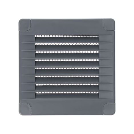 Grille Aération Carrée Edm Lot De 2 Grilles Aération Abs Moustiquaire 100x100mm - Edm (1/3)
