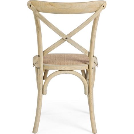 Sedia Cross Grigio Naturale (1/5)