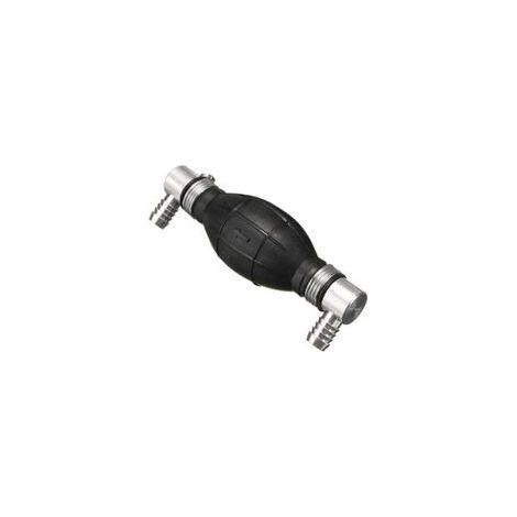 Bomba manual en línea con bulbo de cebado de combustible de 8 mm para barcos, aluminio, diésel y gasolina, universal para gasolina, aceite y agua.