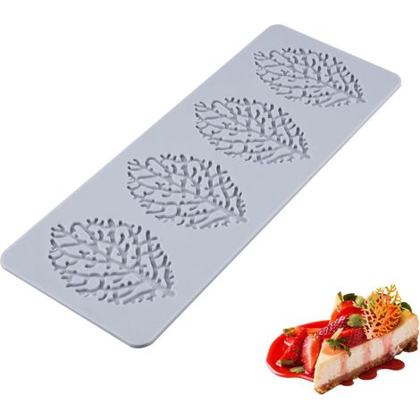 Tapis en silicone pour décoration d'assiettes, gâteaux, bonbons, chocolats, fondants, biscuits A27. -