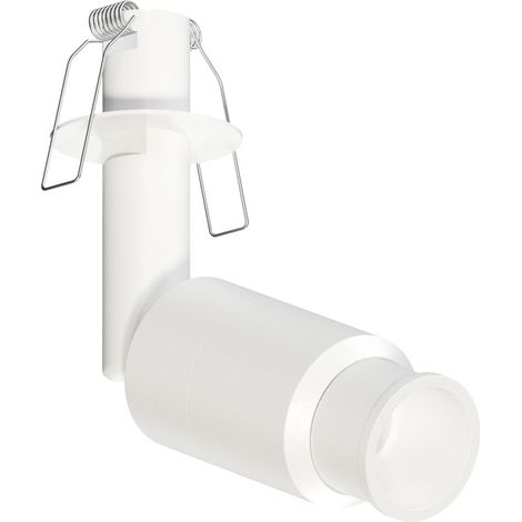Mini Projecteur Led Encastrable 2W Avec Micro Zoom Réglable De 15° À 36°, Blanc Mat 2700K, Irc 90. Signé Par Beneito & Faure. (1/4)