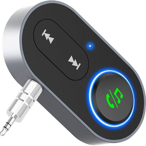 Bluetooth-Autoradio mit MP3-Player, abnehmbarem 3,5-mm-Klinkenstecker (bidirektional)/Mikrofon/Freisprecheinrichtung (1/5)