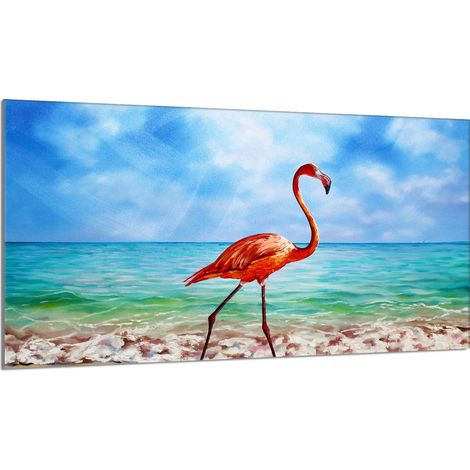 Protezione per piano cottura in vetro 90x52 Flamingo (1/5)