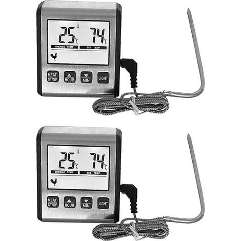 2 Stück TP710 Digitales Fleischthermometer (1/5)